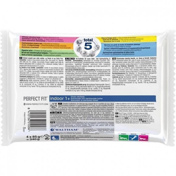 Perfect Fit Sachets Fraicheur En Sauce - 2 Varietes - Pour Chat Sterilise - 4 X 85 G X13