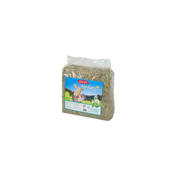 Foin Alpage Premium. Menthe Et Camomille. 1 Kg. Pour Rongeur. - Zolux - Zo-212114