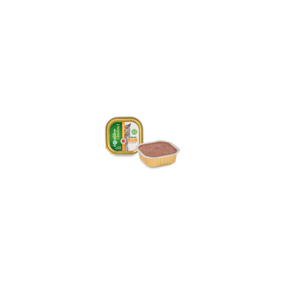 Une Terrine Riche En Volaille, 1 Barquette De 100g Pour Chat Adulte 605970 - Equilibre & Instinct - Eq-05175