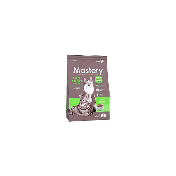 Croquettes Light Stérilisé 3 Kg Pour Chat - Mastery - Ma-582211