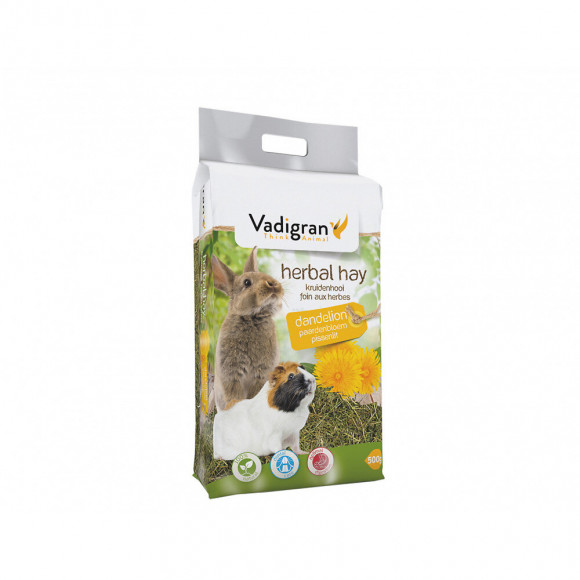 Foin De Fleurs De Pissenlit 500 Gr. Pour Rongeurs. - Vadigran - Va-1029