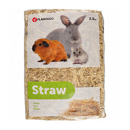 Paille 2.5 Kg  - Pour Rongeur - Flamingo Pet Products - Fl-1031031