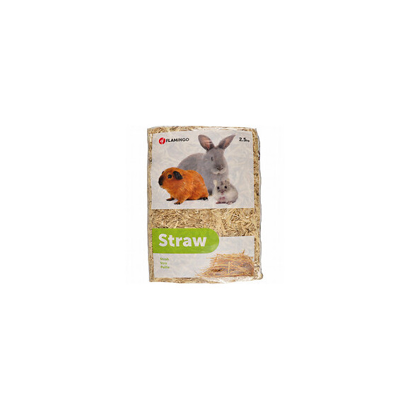 Paille 2.5 Kg  - Pour Rongeur - Flamingo Pet Products - Fl-1031031