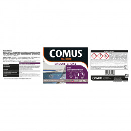 Enduit Epoxy (b+d)  - 250ml - Enduit Léger Avec Résines Époxy Et Charges - Comus