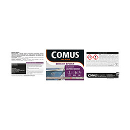 Enduit Epoxy (b+d)  -1l -  Enduit Léger Avec Résines Époxy Et Charges - Comus