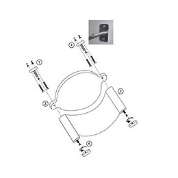 Trixie Hamac Pour Montage Mural - Blanc Et Gris - Pour Chat