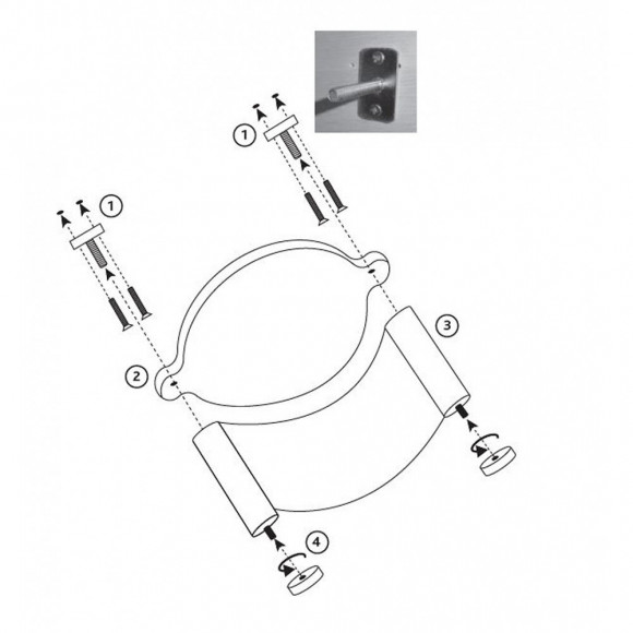 Trixie Hamac Pour Montage Mural - Blanc Et Gris - Pour Chat