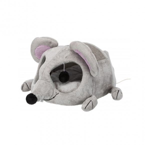 Trixie Abri Douillet Lukas - 35x33x65cm - Gris Et Taupe - Pour Chat