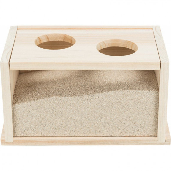 Baignoire De Sable En Bois Pour Rongeur - Trixie - Tr-63004