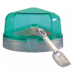 Toilette D'angle Avec Toit 14 X 8 X 11 X 11 Cm. - Trixie - Tr-6256