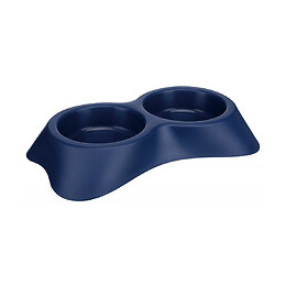 2 × 0,2 Litre, Ø 9 Cm Gamelle Écuelle Double Pour Chat - Couleur Aléatoire. - Trixie - Tr-24432