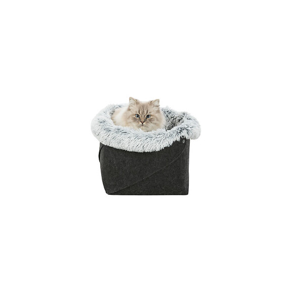 Lit Harvey Pour Chats, En Feutre, Taille Ø 33 X 27 Cm. - Trixie - Tr-38029