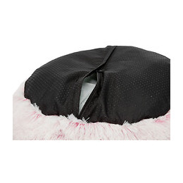 Lit Harvey Rond Couleur Blanc-rose Ø 50 Cm. Pour Chat Et Petit Chien . - Trixie - Tr-37317