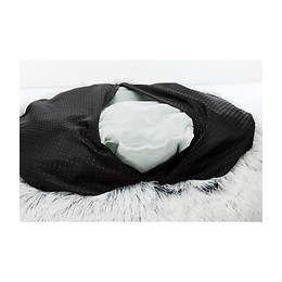 Lit Harvey Rond Couleur Blanc-noir Ø 50 Cm Pour Chat Et Petit Chien . - Trixie - Tr-37318