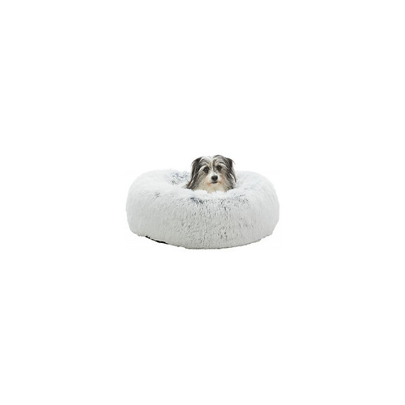 Lit Harvey Rond Couleur Blanc-noir Ø 60 Cm.  Pour Chat Et Petit Chien . - Trixie - Tr-37319