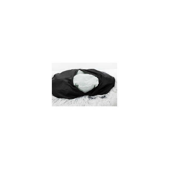 Lit Harvey Rond Couleur Blanc-noir Ø 60 Cm.  Pour Chat Et Petit Chien . - Trixie - Tr-37319