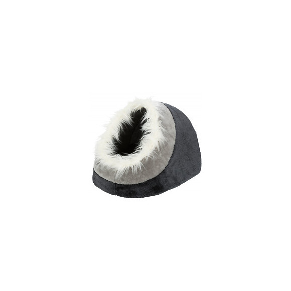 Abri Minou Pour Chat, Dimensions: 35 × 26 × 41 Cm. Coloris: Gris Foncé/gris Clair - Trixie - Tr-36304