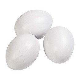 Un Faux Œuf De Poule En Plastique. Pour Volaille. - Flamingo Pet Products - Fl-100951