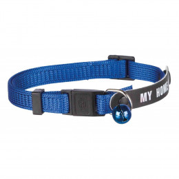 Un Collier Chat Avec Bande "mon Adresse" - Couleur Aléatoire. - Trixie - Tr-4180