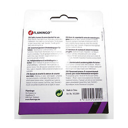 Harnais De Sécurité + Laisse. Rouge. 15 Mm .pour Chat. - Flamingo Pet Products - Fl-1032089