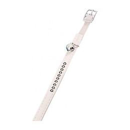 Collier Avec Strass Et Clochette. Couleur Blanc . Pour Chat. - Flamingo Pet Products - Fl-67687