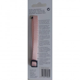 Collier Réglable De 19 À 30 Cm. Couleur Rose Clair Avec Clochette. Pour Chat - Flamingo Pet Products - Fl-1031200