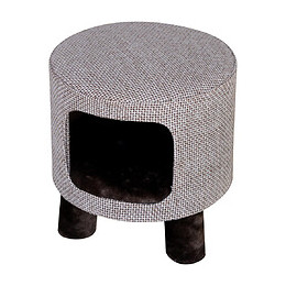 Tabouret  S Ø 35 Cm H 37 Cm Omar Brun  Pour Chat - Flamingo Pet Products - Fl-560814