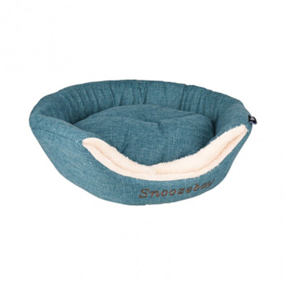 Panier 45 X 35 X 35 Cm Snozebay 2 En 1 Bleu  Pour Chat Ou Petit Chien - Flamingo Pet Products - Fl-560766