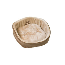 Panier Luxe 45 X 45 X 20 Cm Beige Et Marron  Pour Chat - Flamingo Pet Products - Fl-504507