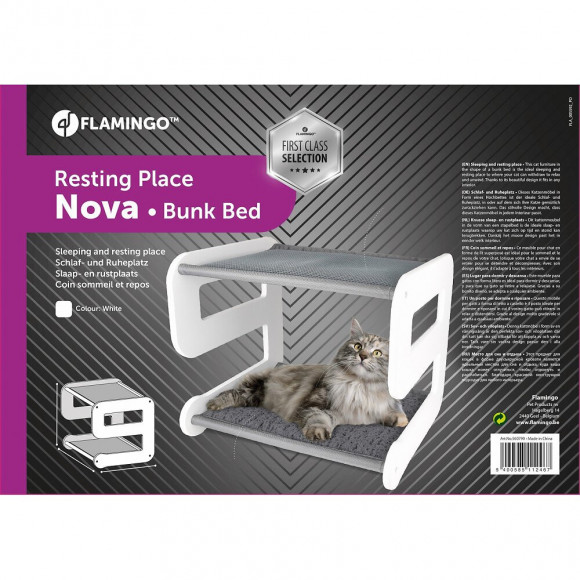Lit Superposé 48 X 39,5 X 40 Cm. Hamac Nova Pour Chat. - Flamingo Pet Products - Fl-560790