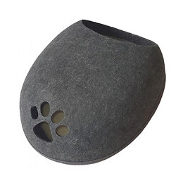Panier Chizmo En Feutre Gris. 39 X 48 X 24 Cm . Pour Chat. - Flamingo Pet Products - Fl-561132