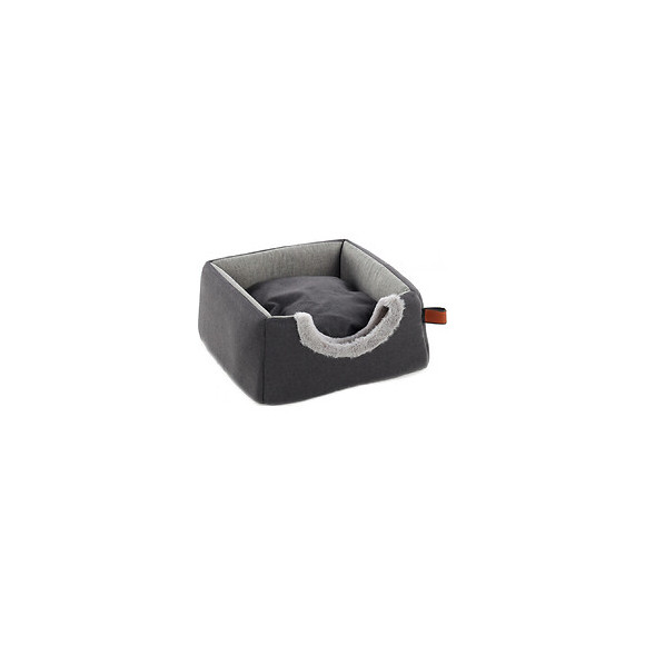 Panier Kenzie 2 En 1. Gris. Pour Chat. - Flamingo Pet Products - Fl-561205