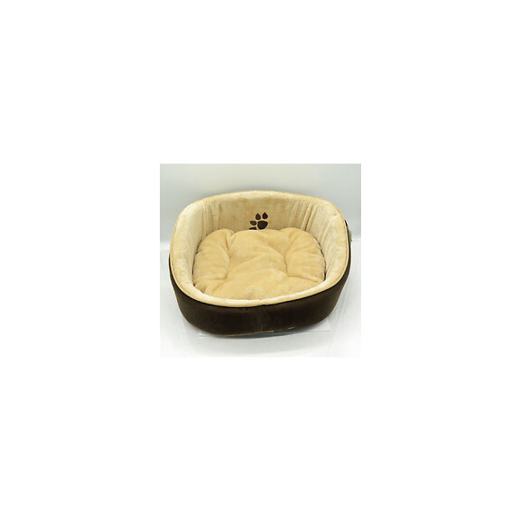 Panier Luxe 45 X 45 X 20 Cm Beige Et Marron  Pour Chat - Flamingo Pet Products - Fl-504507