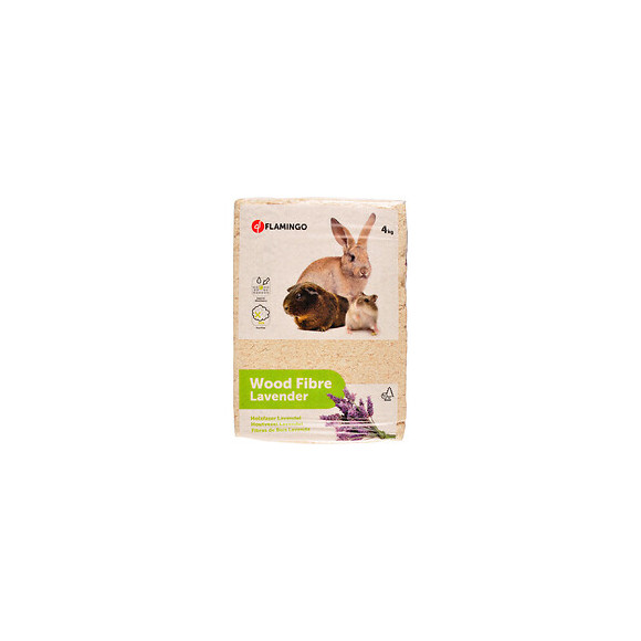 Copeaux De Bois Avec Lavande Pour Rongeur 4kg - Flamingo Pet Products - Fl-201607