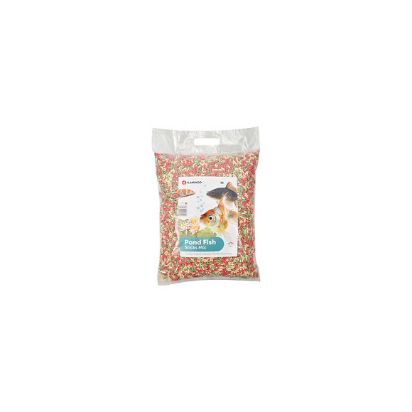 15 Litres, Nourriture Poisson D'étang, Sticks - 1,2 Kg - Flamingo Pet Products - Fl-1030482