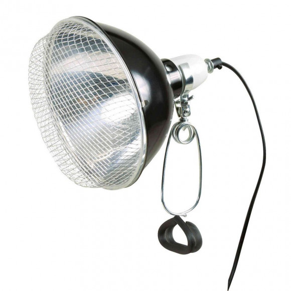 Lampe Réflecteur À Pince Avec La Grille De Sécurité 250 W. Pour Reptiles. - Trixie - Tr-76071