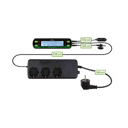 Thermostat/hygrostat Digital Avec Deux Circuits . Pour Reptile. - Trixie - Tr-76125