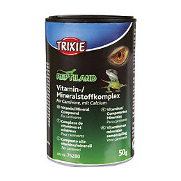 Vitamines Et Minéraux Pour Les Reptiles Carnivores, 50 G. - Trixie - Tr-76280