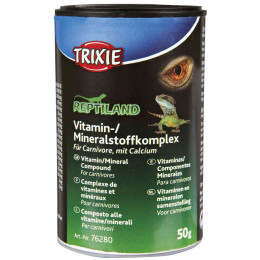 Vitamines Et Minéraux Pour Les Reptiles Carnivores, 50 G. - Trixie - Tr-76280
