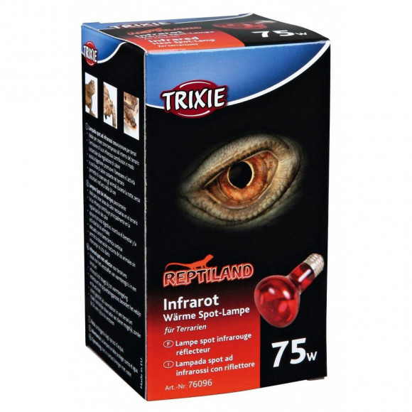 75 W Lampe Infrarouge À Chaleur R63 - Trixie - Tr-76096