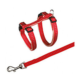 Harnais Softline Elegance Avec Laisse Pour Chats 27-44 Cm, Couleurs Aléatoires. - Trixie - Tr-4195