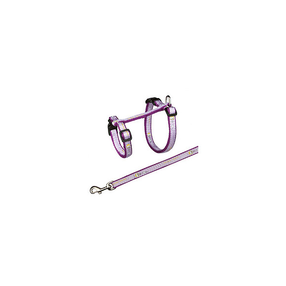 Harnais Xl Avec Laisse Pour Grand Chats. Dimension. 34-57 Cm/13 Mm. Couleur Aléatoire. - Trixie - Tr-41893