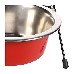 Ecuelle Duo Ø 16 Cm. 800 Ml. Avec Support Arjun. M . Pour Chien - Flamingo Pet Products - Fl-520828