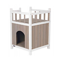 Maison Avec Balcon Pour Chat 45 X 65 X 45 Cm Pour L'extérieure Ou L' Intérieure - Trixie - Tr-44093