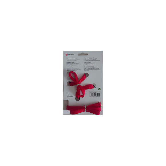 Harnais Et Laisse De 1.10 Mètre Pour Chat. Couleur Rouge. - Flamingo Pet Products - Fl-1031204