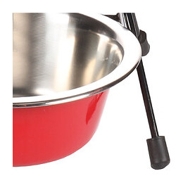 Ecuelle Duo Ø 11 Cm. 200 Ml. Avec Support Arjun.  Xs . Pour Chat - Flamingo Pet Products - Fl-520826