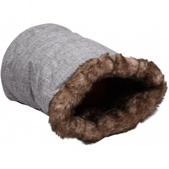 Sac De Jeu Amadeo 55 X 35 Cm. Couleur Gris Brun. Pour Chat - Flamingo Pet Products - Fl-560857