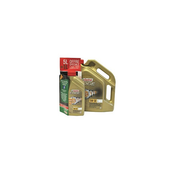 Castrol Huile Moteur Edge - 5w-30 Ll 5+1l