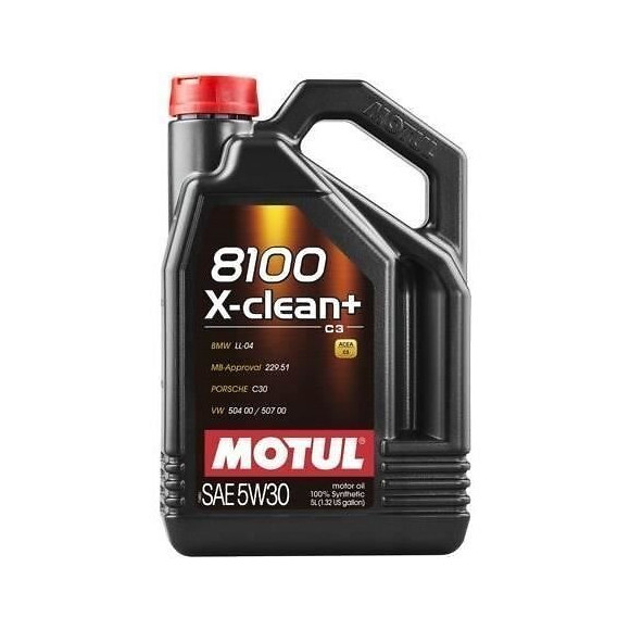 Motul Huile  8100 X-clean+ 5w30 5l Bidon