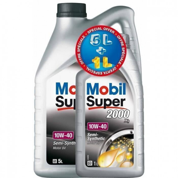Mobil Huile S2000 10w40 5 + 1l Gratuit